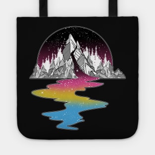 Pansexual Mountain River Tote