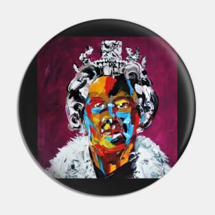 Elizabeth II Queen Pop Portrait Pin