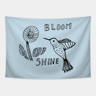 Bloom and shine Tapestry