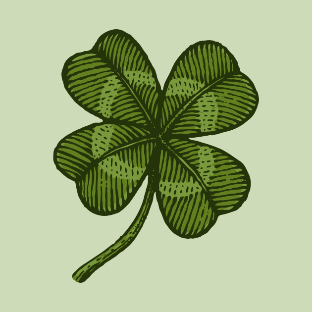 Lucky four leaf clover by Sir13