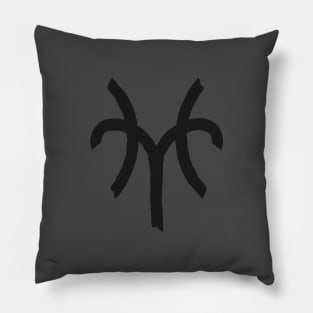 Aries and Pisces Double Zodiac Horoscope Signs Pillow