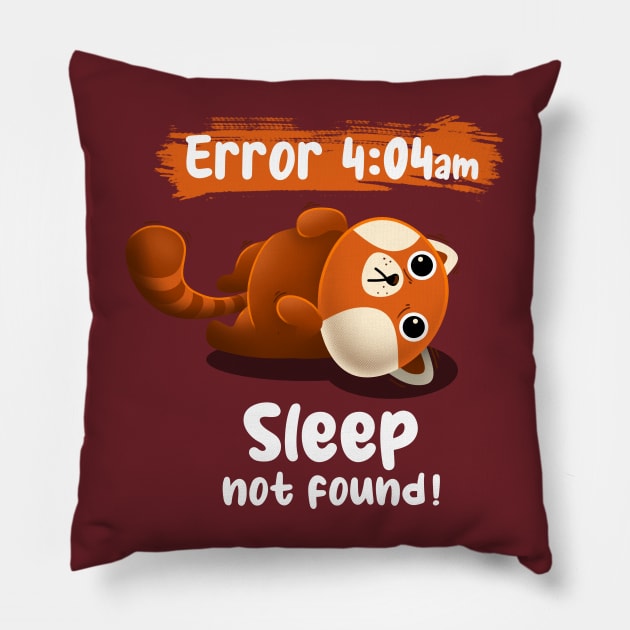 Error 4:04am Pillow by eriondesigns