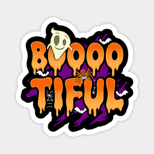 Boo-tiful Funny Halloween Ghost Trick or Treat Magnet