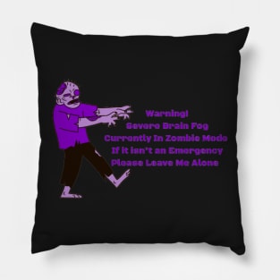 Brain Fog Zombie Pillow