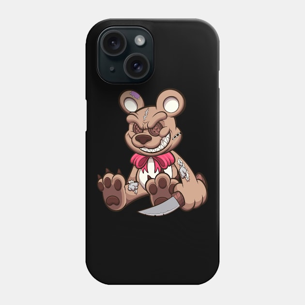 Evil Teddy Bear Phone Case by TheMaskedTooner