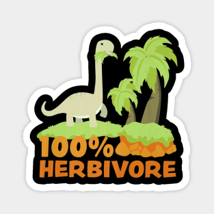 Dinosaur Vegan Magnet