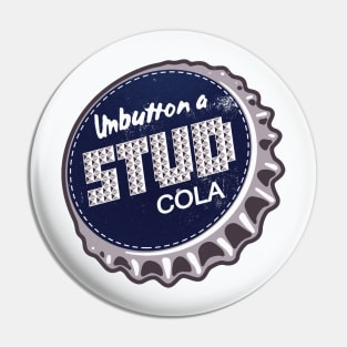 Vintage Stud Cola Soda Bottlecap Pin