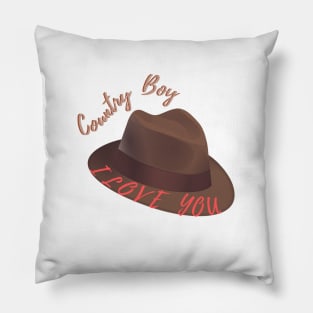 Country boy i love you Vine merch Pillow