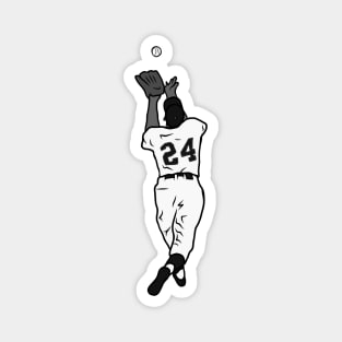 Willie Mays "The Catch" (Black and White) Magnet