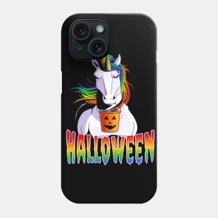 Unicorn Happy Halloween Phone Case