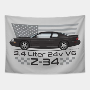 Black Z34 Tapestry