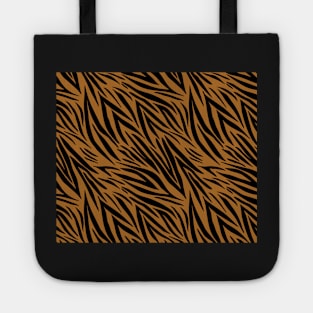 Modern Animal Skin Pattern Zebra Tote