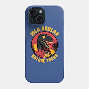 Isla Nublar Nature Treks Dinosaur Phone Case