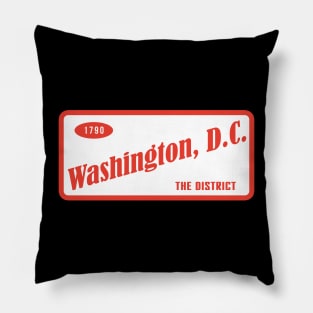 Washington D.C. The District Pillow