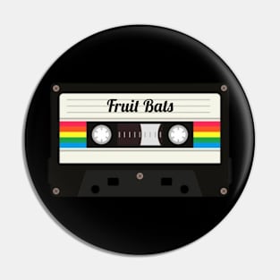 Fruit Bats / Cassette Tape Style Pin