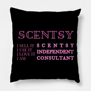 i sell it, i use it, i love it, i am scentsy independent consultant, Scentsy Independent Pillow