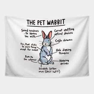 The Pet Wabbit Tapestry