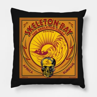 SKELETON BAY SURFING SKELETON COAST NAMIBIA AFRICA Pillow