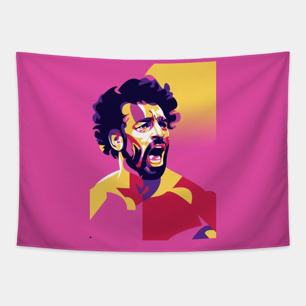 Mohamed Salah Tapestry by RJWLTG