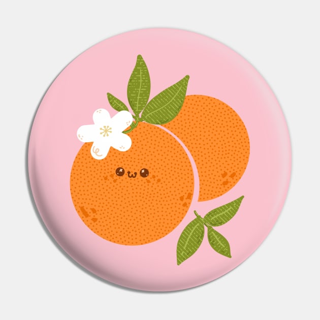 Happy Orange Pin by Fluffymafi