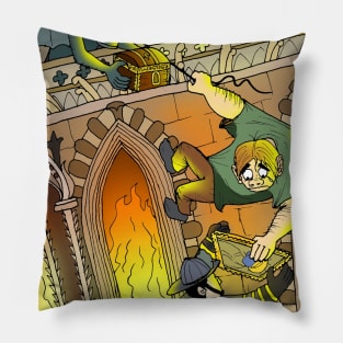 Notre Dame Burning Pillow