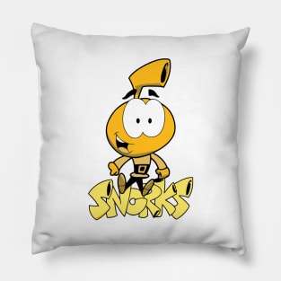 the Snorks Dimmy Finster Pillow