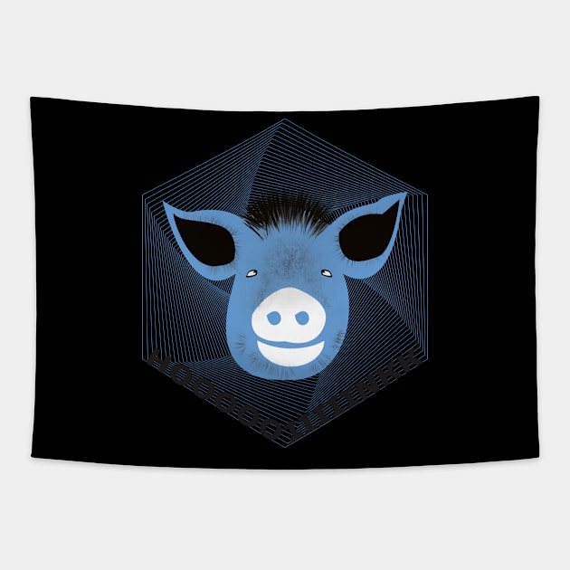 Piggy Tapestry by Stecra