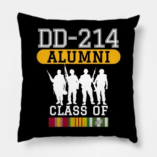 DD-214 Alumni Class of Vietnam Veteran Pride Pillow