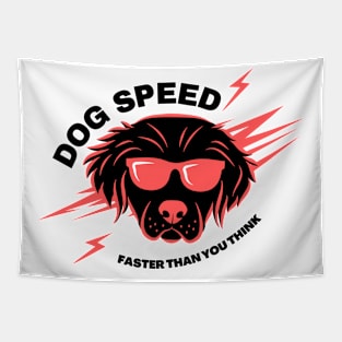 Dog speed Tapestry