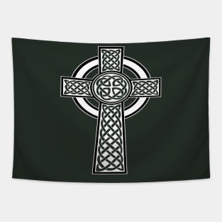 Ornamental Celtic High Cross Decorative Knotwork 2 Tapestry