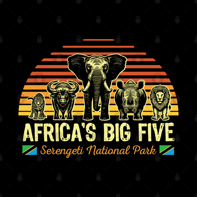 Africa's Big Five Safari | Leopard Rhino Elephant Buffalo Lion | Big 5 Africa | Serengeti National Park by BraaiNinja