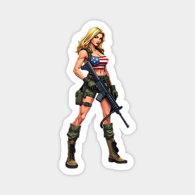 American Patriot Magnet by animegirlnft
