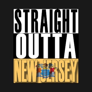 Straight Outta New Jersey Flag T-Shirt