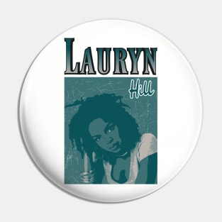 lauryn hill green vintage poster Pin