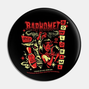 Baphomet Bowl-O-Rama Pin