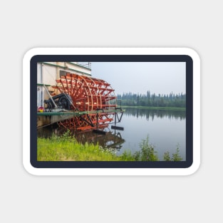 USA. Alaska. On the River. Paddle Wheel. Magnet