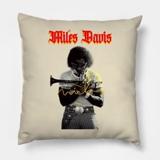 Classic Sax Miles Davis Pillow