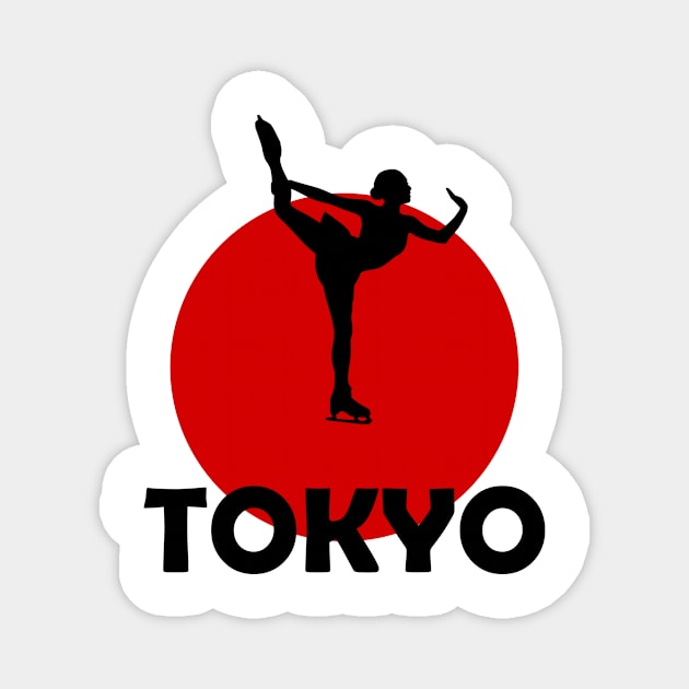 Sport, Ice skate & Tokyo Magnet by ArtDesignDE