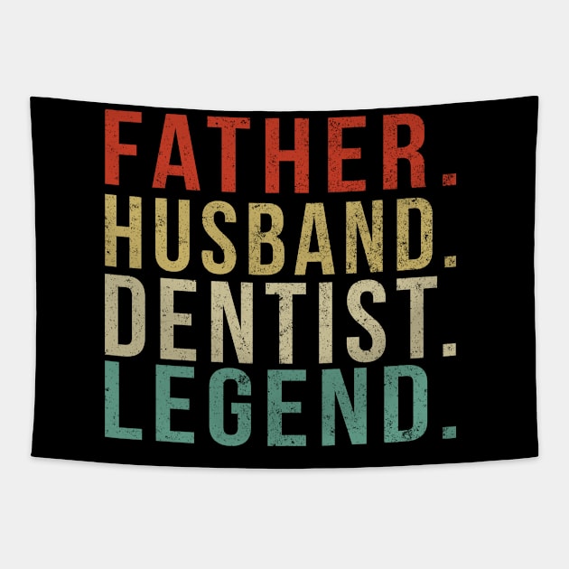 Dentist Dad Vintage/ Father. Husband. Dentist . Legend. Tapestry by PGP