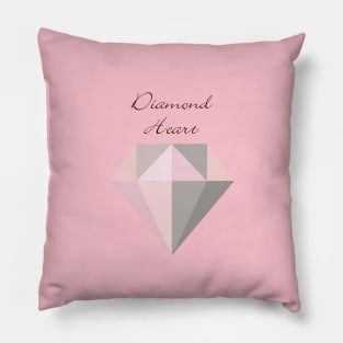 Diamond heart Pillow