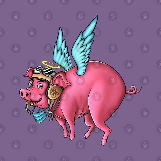 Angel Pig by DMD Art Studio