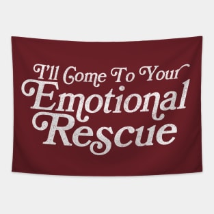 Emotional Rescue / Lyrics Typography Tapestry