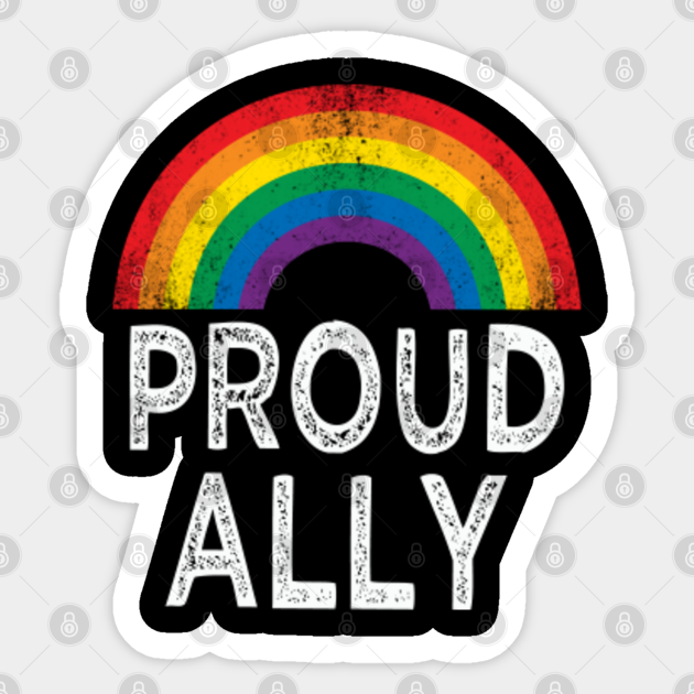 Proud ally - Lgbtq - Sticker