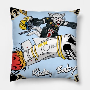 VF-142 Ghostriders Nose Art Variation Pillow
