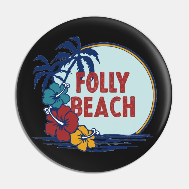 Folly Beach Decal Pin by zsonn