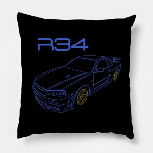 34 Skylines Pillow