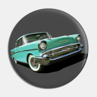 1957 Chevrolet Bel Air in aqua Pin