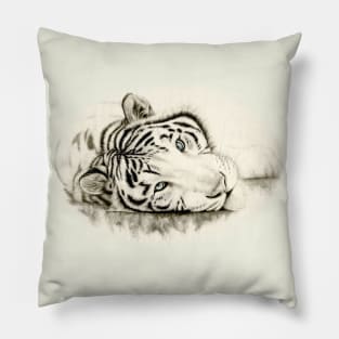 The white tiger Pillow