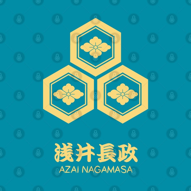 Azai Nagamasa Crest with Name by Takeda_Art