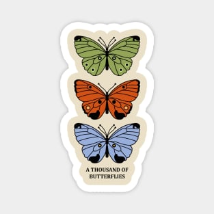 A thousand of butterflies Magnet